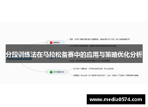 分段训练法在马拉松备赛中的应用与策略优化分析